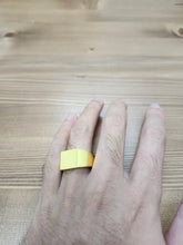 Chunky Gold Signet Ring, 23 K gold