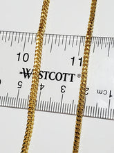 Italian design Franco Style Chain, 23k Gold