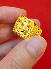 Imperial 23K Solid Gold Dragon Ring – A Symbol of Prosperity and Power
