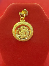Stylish Dragon Pendant 23 K Gold