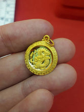 Stylish Dragon Pendant 23 K Gold
