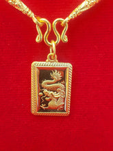 Stylish Dragon Pendant 23 K Gold