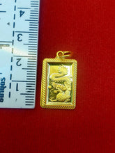 Stylish Dragon Pendant 23 K Gold