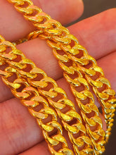 Miami Cuban Gold Chain Necklace 24 K gold