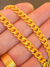 Miami Cuban Gold Chain Necklace 24 K gold