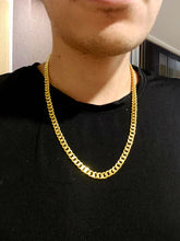 Miami Cuban Gold Chain Necklace 24 K gold
