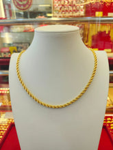 23K Yellow Gold Rope Chain – 30.5g Heavyweight – 20 Inch | British Jewelry