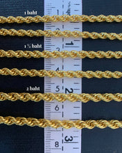 23K Yellow Gold Rope Chain – 30.5g Heavyweight – 20 Inch | British Jewelry