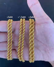 23K Yellow Gold Rope Chain – 30.5g Heavyweight – 20 Inch | British Jewelry