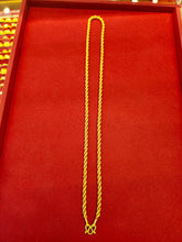23K Yellow Gold Rope Chain – 30.5g Heavyweight – 20 Inch | British Jewelry