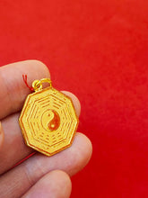 23K Pure Gold Ying Yang Harmony Pendant