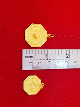 23K Pure Gold Ying Yang Harmony Pendant