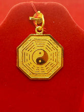 23K Pure Gold Ying Yang Harmony Pendant