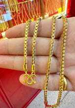 Signature 23K Gold Box Link Necklace