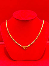 Signature 23K Gold Box Link Necklace