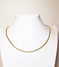 Signature 23K Gold Box Link Necklace
