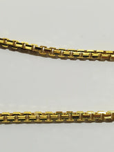 Signature 23K Gold Box Link Necklace