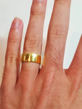 The Classic Flat Band 23 Karat Solid Gold Ring