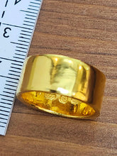 The Classic Flat Band 23 Karat Solid Gold Ring
