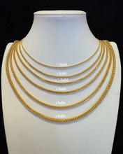 Italian design Franco Style Chain, 23k Gold