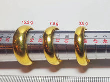 23K Gold Round Wedding Ring – British Jewelry