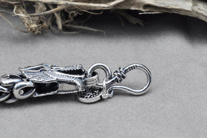 Sterling Silver Dragon Scale Bracelet